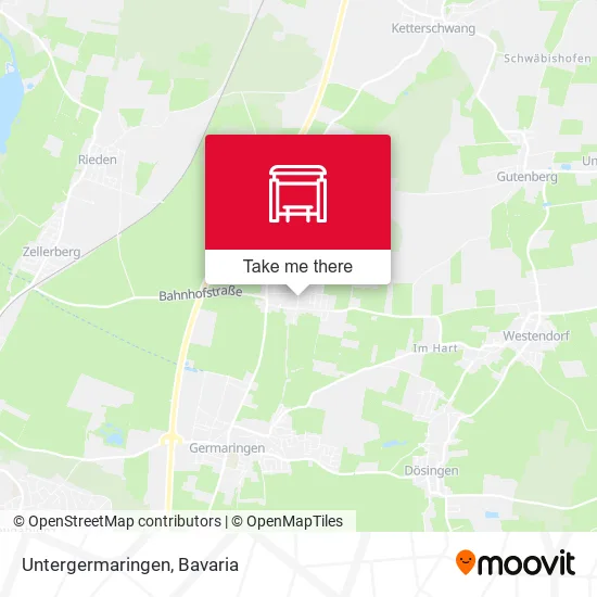 Карта Untergermaringen