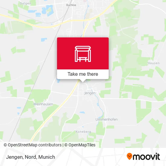 Карта Jengen, Nord