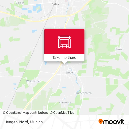 Карта Jengen, Nord