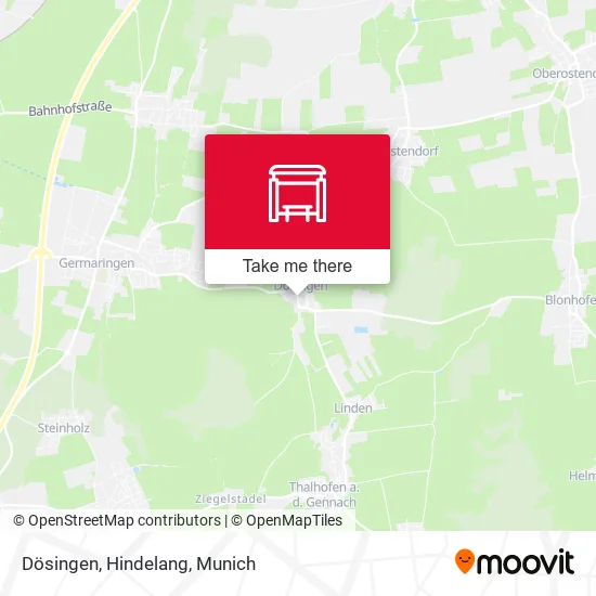 Карта Dösingen, Hindelang