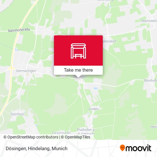 Dösingen, Hindelang map