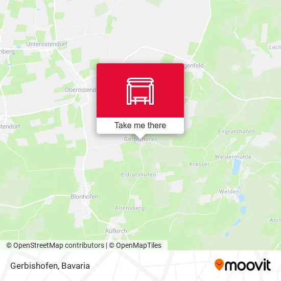 Карта Gerbishofen