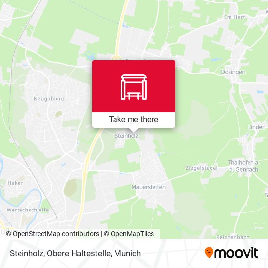 Steinholz, Obere Haltestelle map