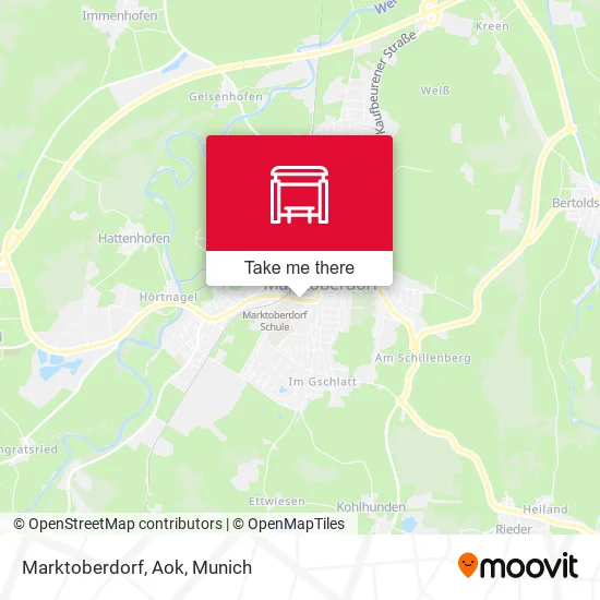 Карта Marktoberdorf, Aok