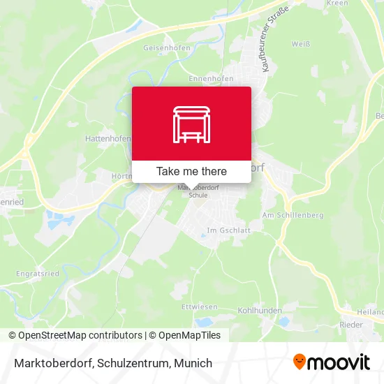 Карта Marktoberdorf, Schulzentrum