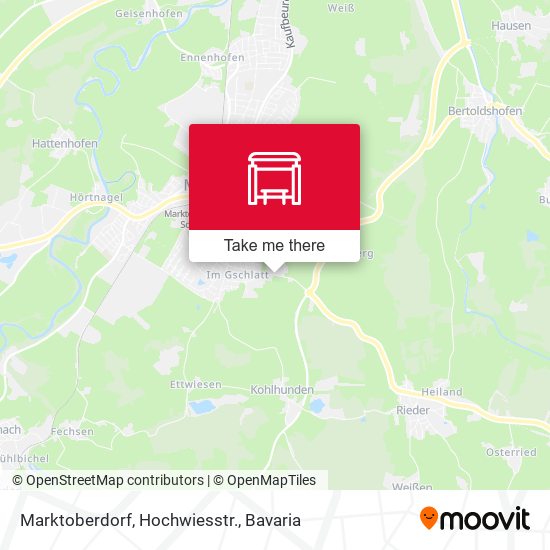Marktoberdorf, Hochwiesstr. map