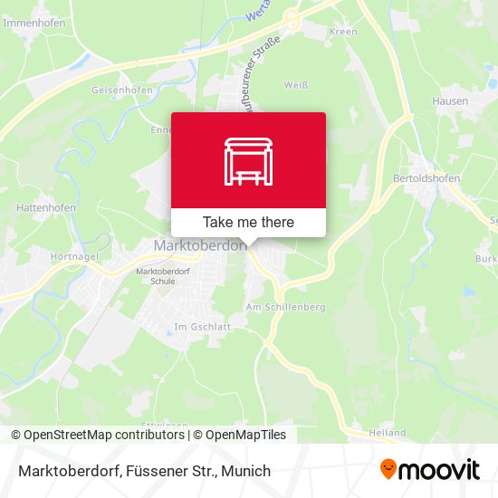 Marktoberdorf, Füssener Str. map