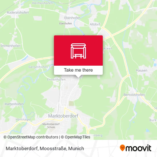 Карта Marktoberdorf, Moosstraße