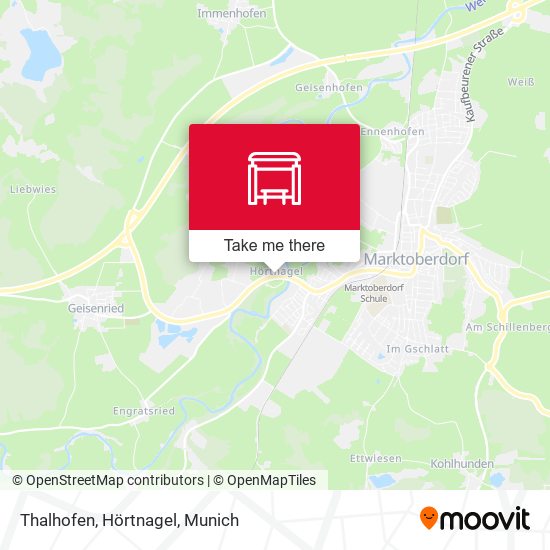 Thalhofen, Hörtnagel map