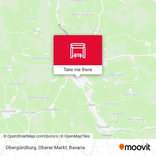 Карта Obergünzburg, Oberer Markt