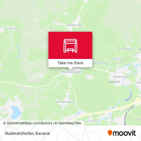 Карта Ruderatshofen