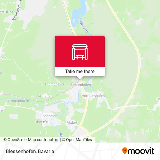 Карта Biessenhofen
