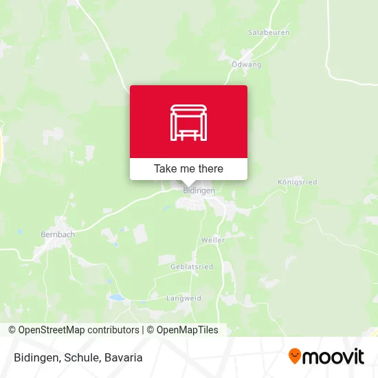 Bidingen, Schule map