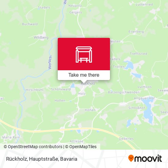 Rückholz, Hauptstraße map
