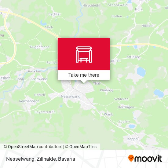 Карта Nesselwang, Zillhalde