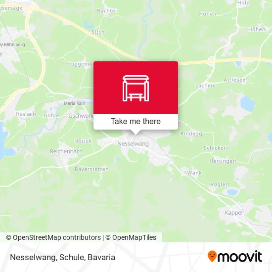 Карта Nesselwang, Schule