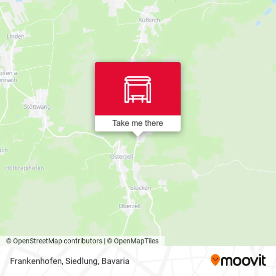 Карта Frankenhofen, Siedlung