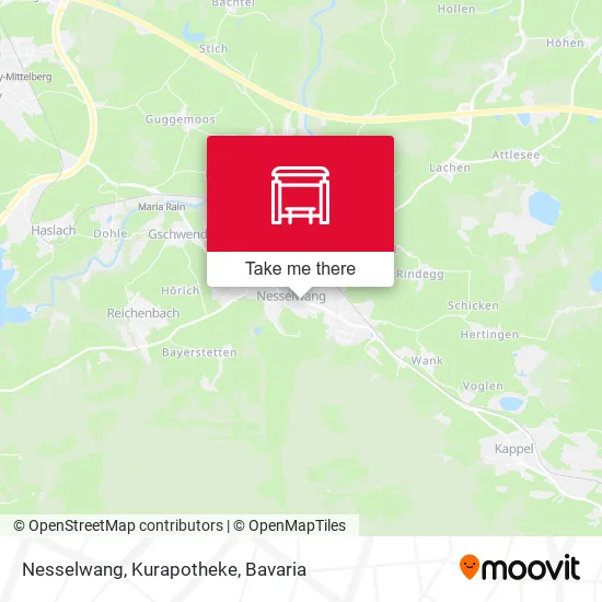 Карта Nesselwang, Kurapotheke