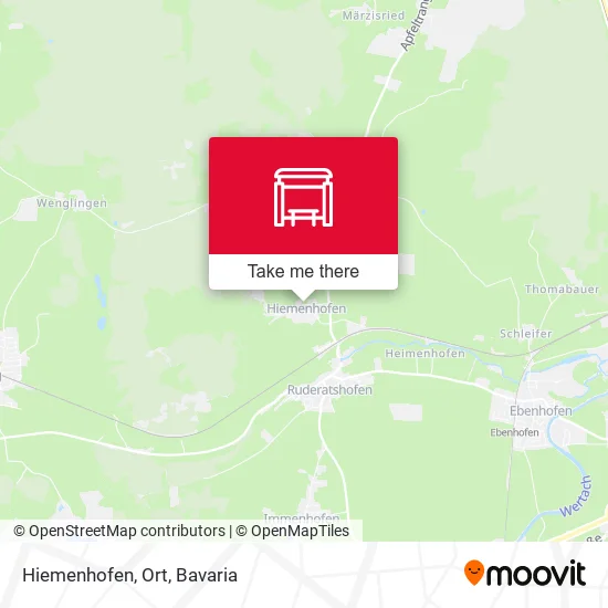 Карта Hiemenhofen, Ort