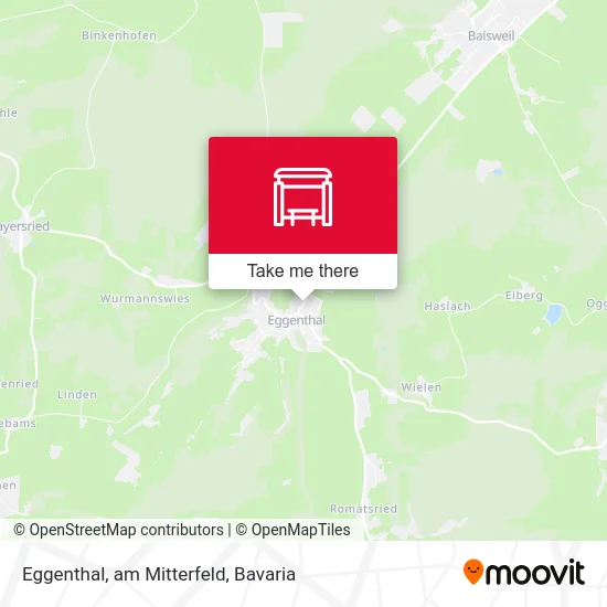 Карта Eggenthal, am Mitterfeld
