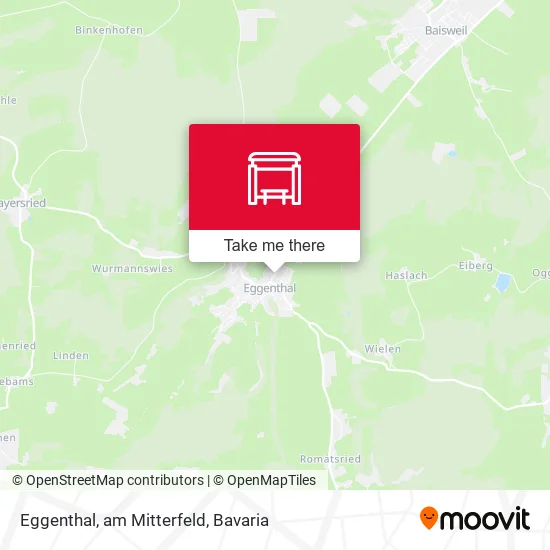 Карта Eggenthal, am Mitterfeld
