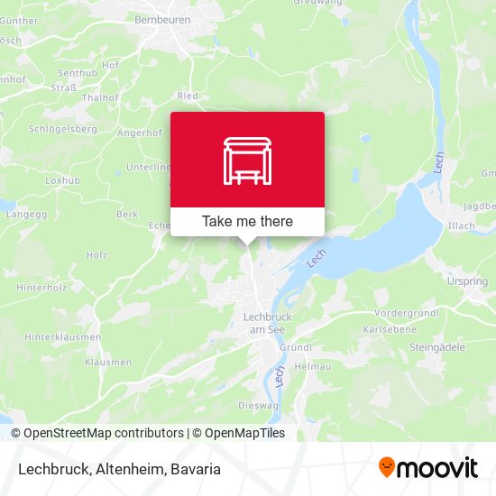 Lechbruck, Altenheim map