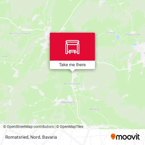Карта Romatsried, Nord