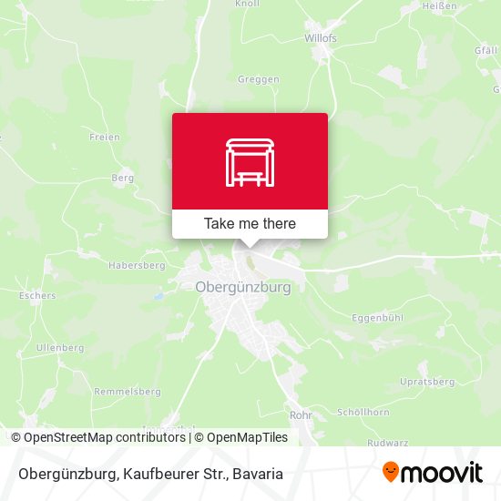 Obergünzburg, Kaufbeurer Str. map