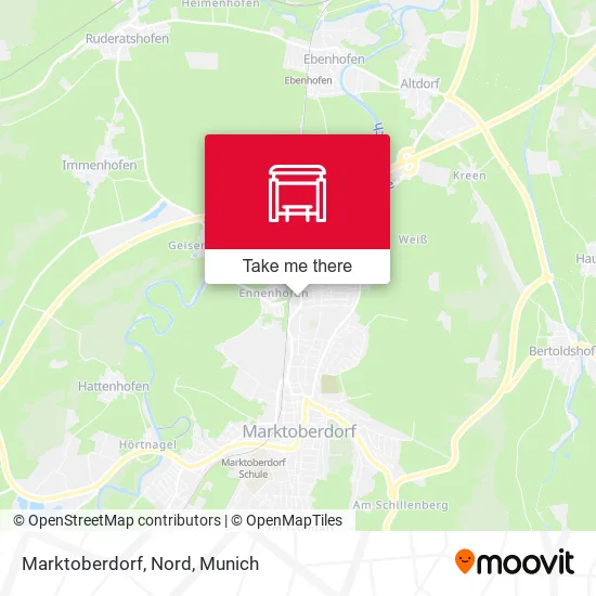 Карта Marktoberdorf, Nord