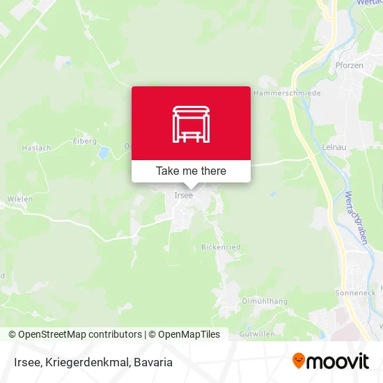 Карта Irsee, Kriegerdenkmal