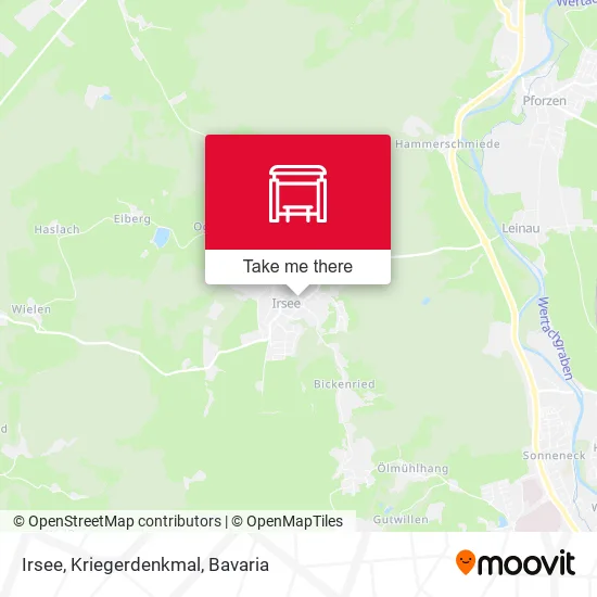 Карта Irsee, Kriegerdenkmal