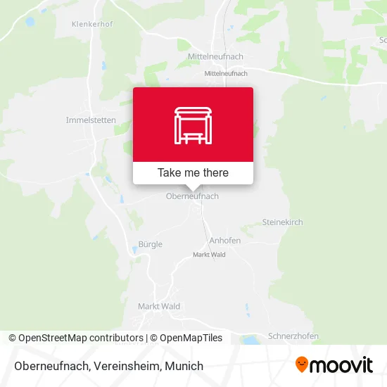 Карта Oberneufnach, Vereinsheim