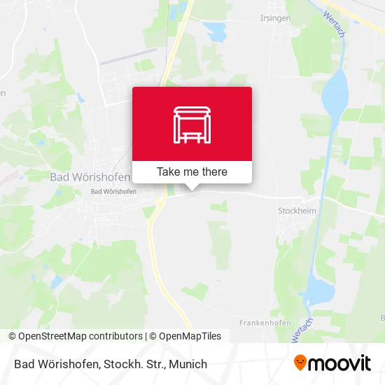 Карта Bad Wörishofen, Stockh. Str.