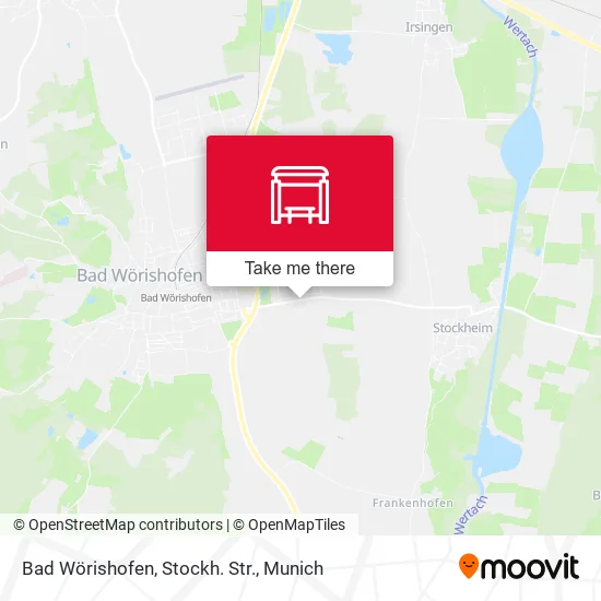 Карта Bad Wörishofen, Stockh. Str.