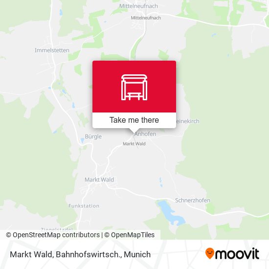 Markt Wald, Bahnhofswirtsch. map