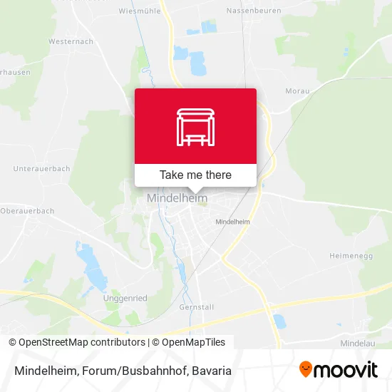 Карта Mindelheim, Forum/Busbahnhof