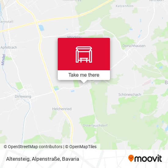 Altensteig, Alpenstraße map