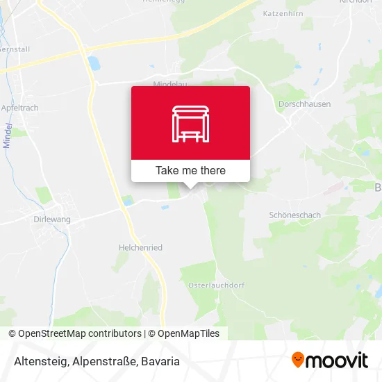 Карта Altensteig, Alpenstraße