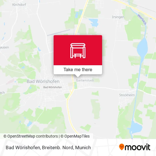 Карта Bad Wörishofen, Breitenb. Nord