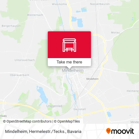 Карта Mindelheim, Hermelestr./Tecks.