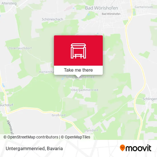 Карта Untergammenried