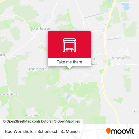 Bad Wörishofen, Schönesch. S. map