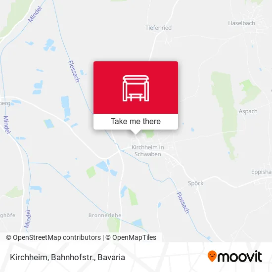 Карта Kirchheim, Bahnhofstr.