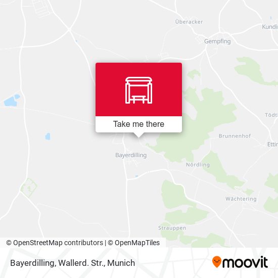 Bayerdilling, Wallerd. Str. map
