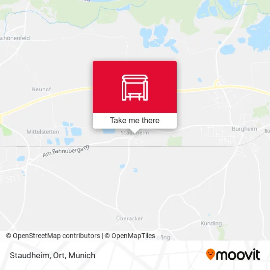 Карта Staudheim, Ort