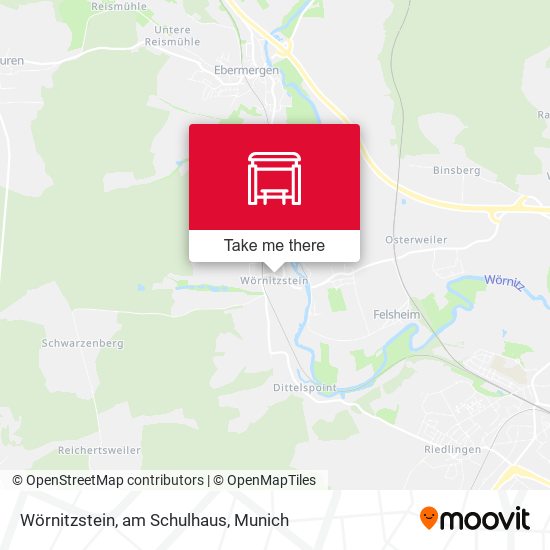 Wörnitzstein, am Schulhaus map