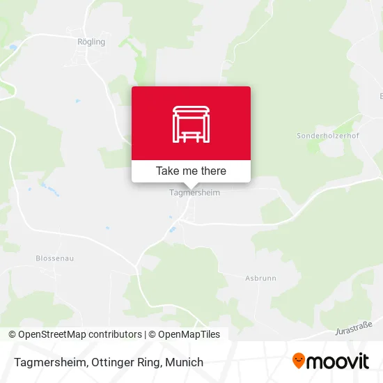 Карта Tagmersheim, Ottinger Ring
