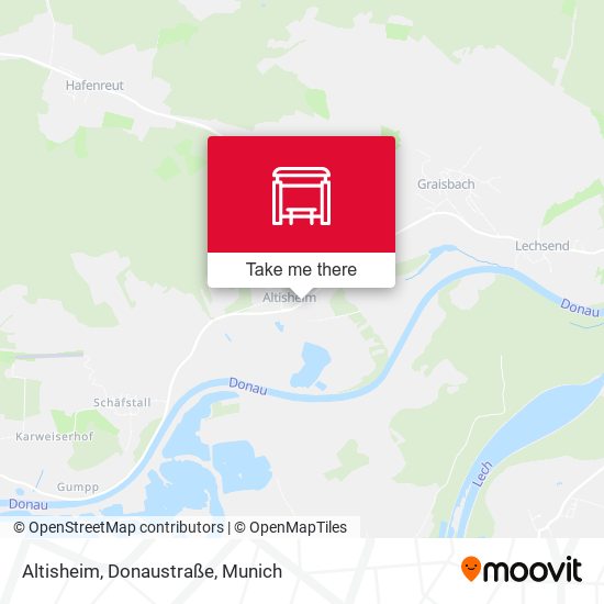Altisheim, Donaustraße map