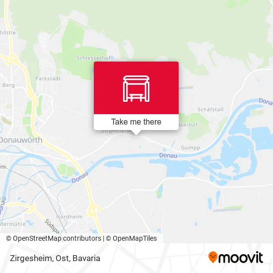 Карта Zirgesheim, Ost