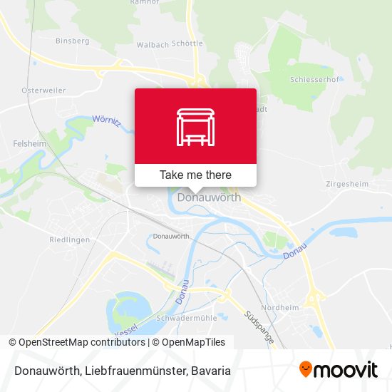 Donauwörth, Liebfrauenmünster map